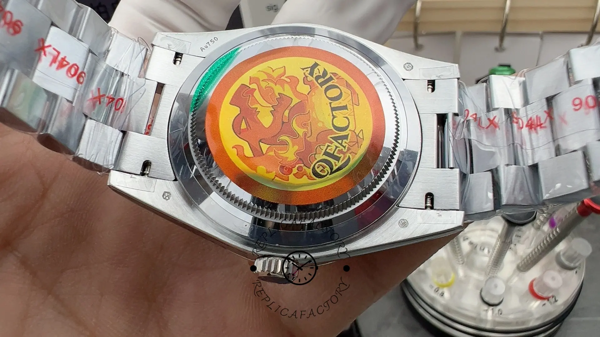 Rolex Day Date 36 Fluted Bezel Platinum Bracelet 128236 0009