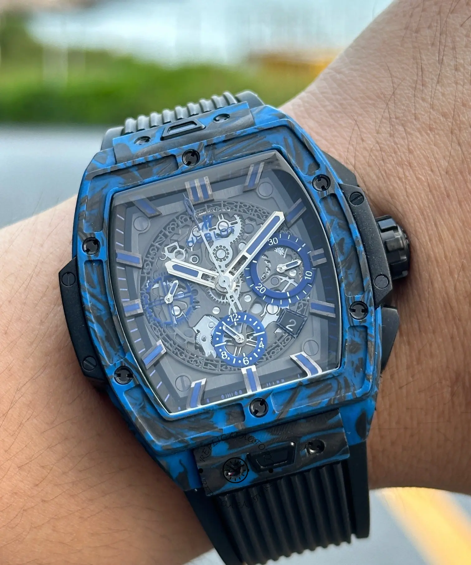 Hublot Spirit of Big Bang Carbon Blue 642.QL.0191.NR.GCH24 42MM 1:1 Clone