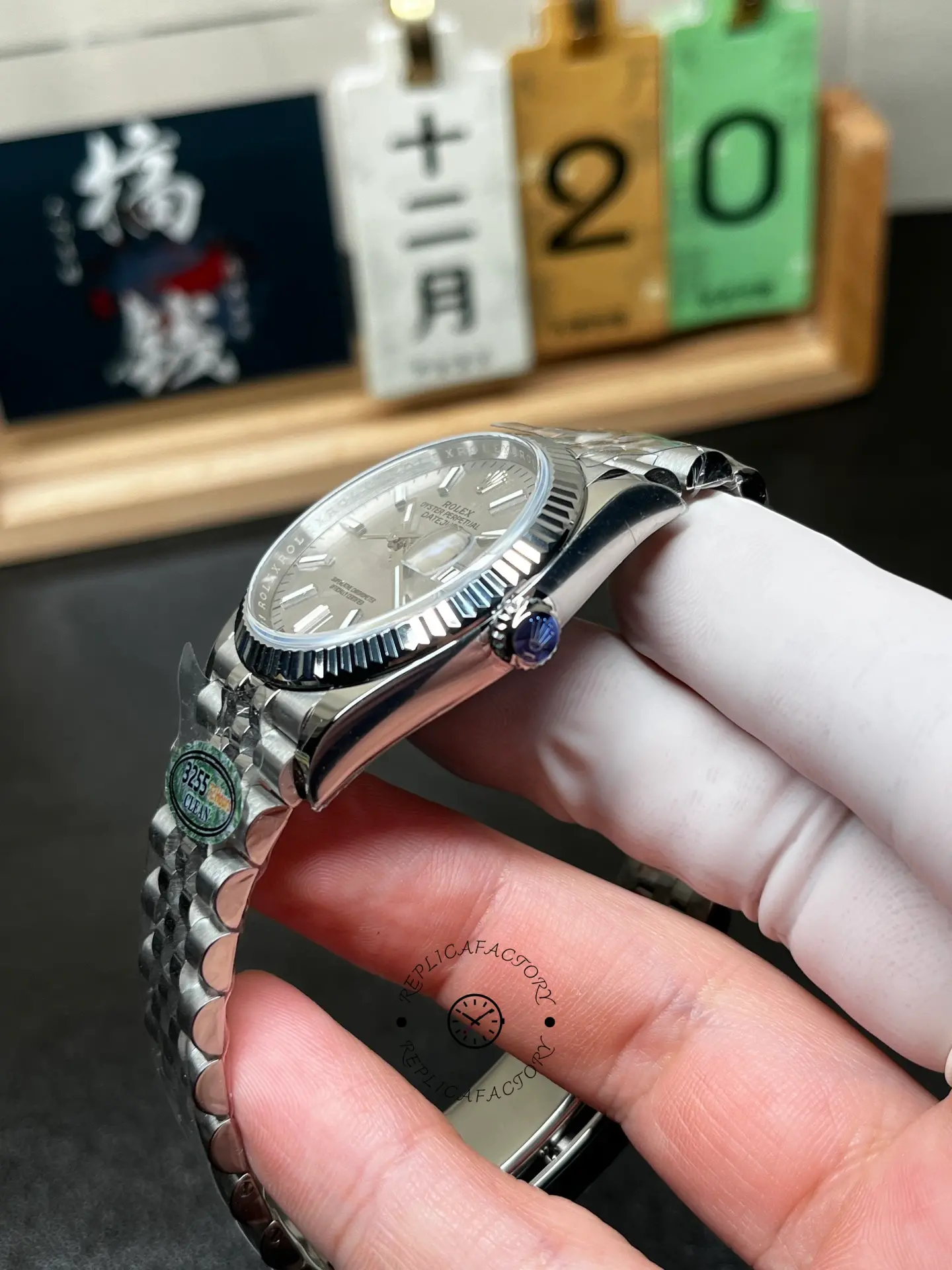 Rolex Datejust 126234 Fluted Bezel Silver Index Dial 36MM Unisex Replica Watch