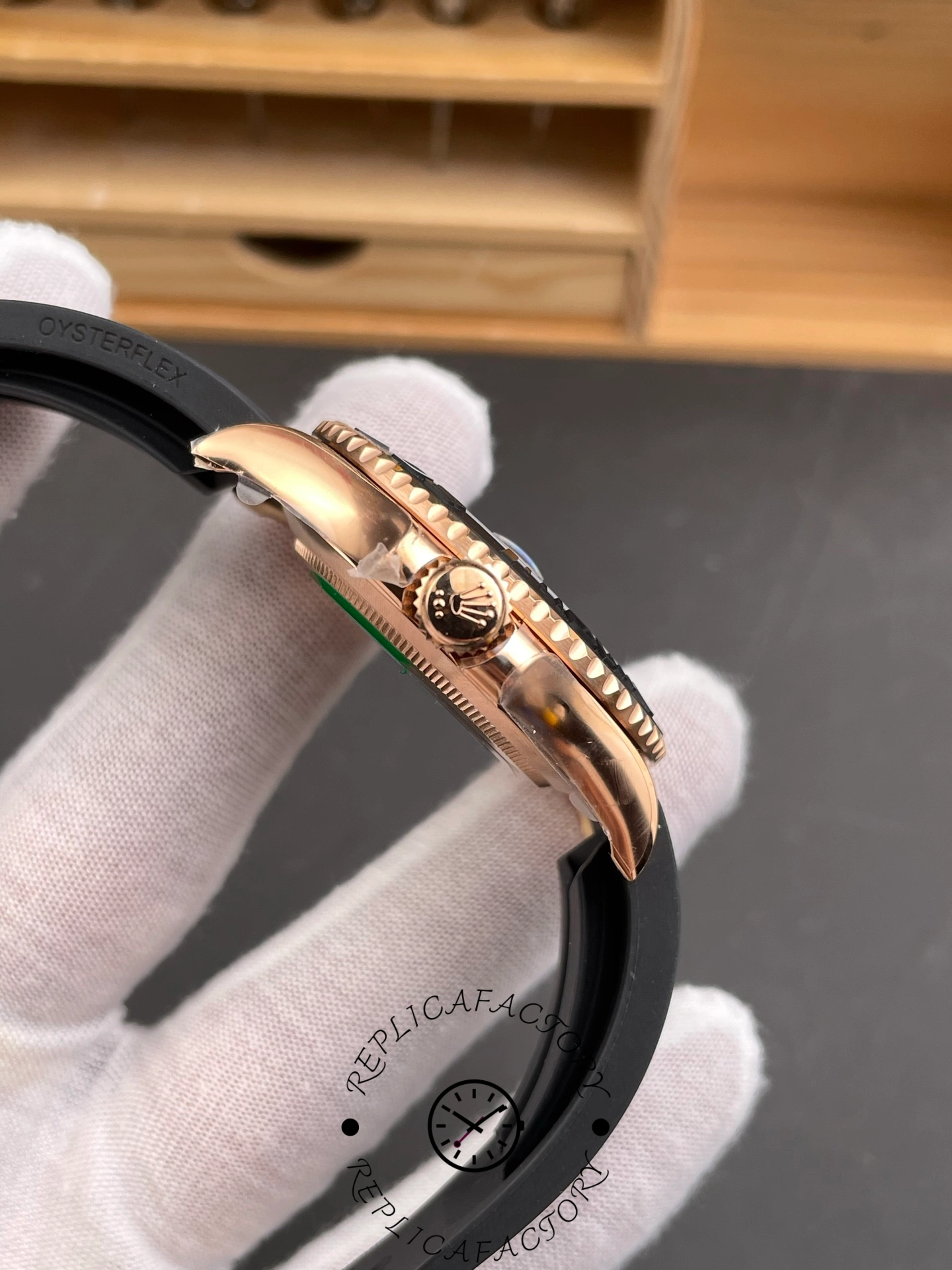 Rolex Yacht-Master 126655 40mm Automatic Black Dial 18kt Everose Gold Watch