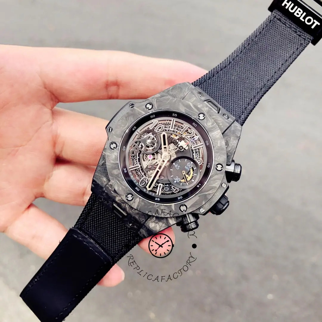 Hublot 411.QV.1123.NR.OVK21 Big Bang Unico Red Carbon Alex Ovechkin Watch 45mm