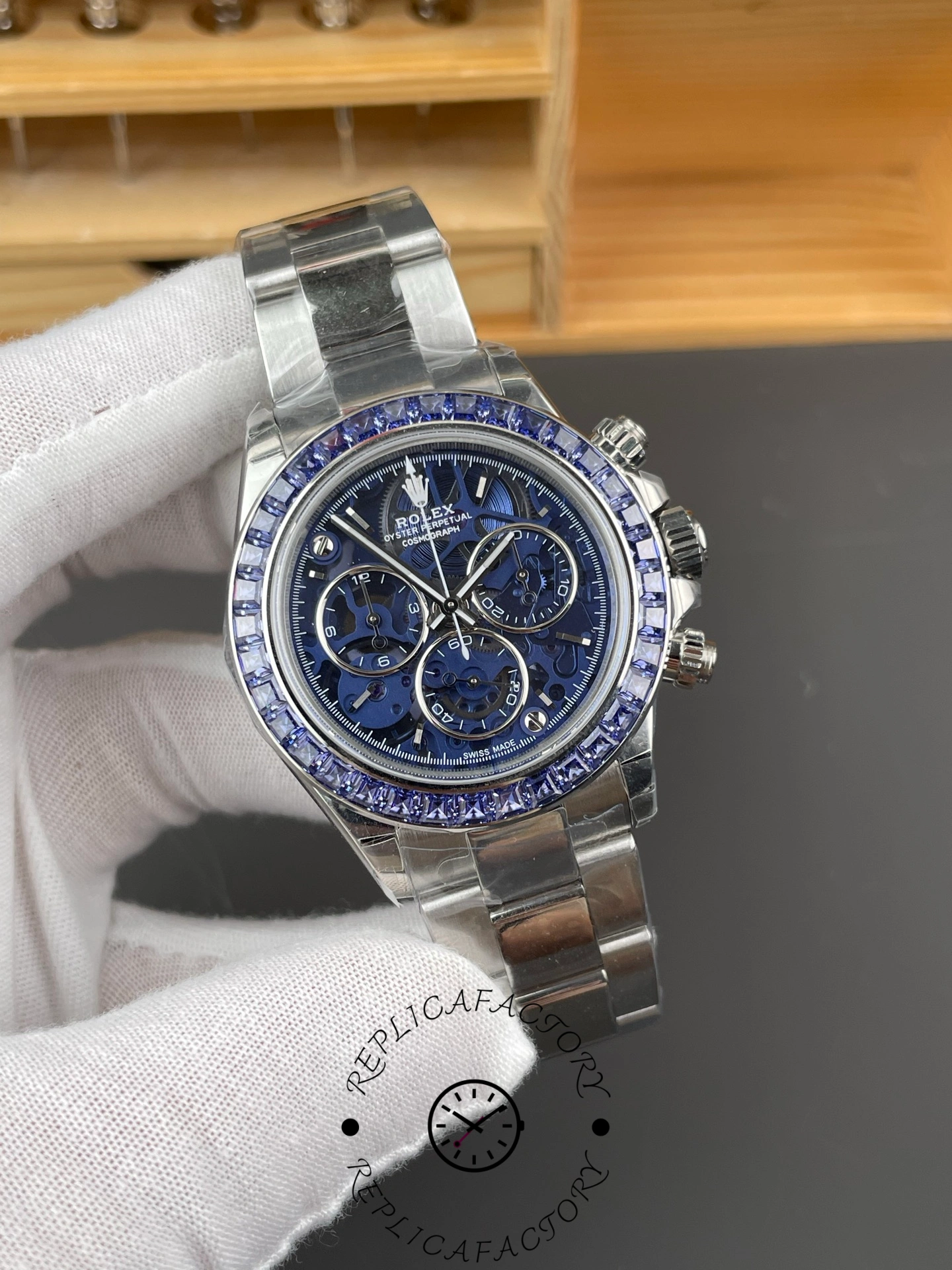 Rolex Daytona Blue Sapphire Bezel 126599TSA 40mm