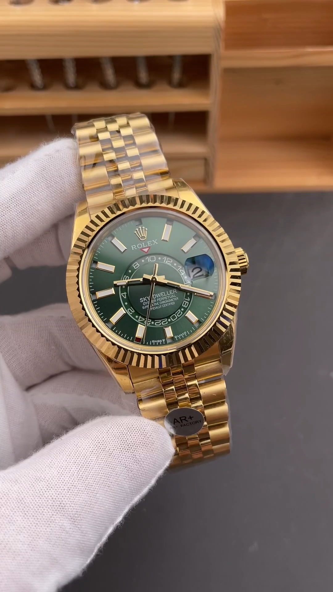 2025 Rolex Sky-Dweller m336938-0008 1:1 Clone Green Dial