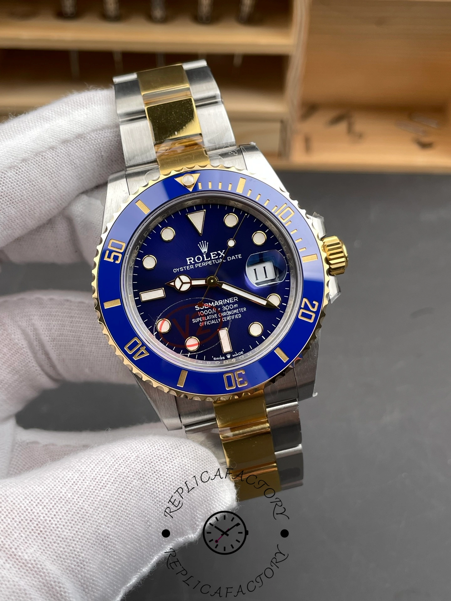 Rolex Submariner 126613LB Blue Dial Blue Bezel 41mm Mens Replica Watch