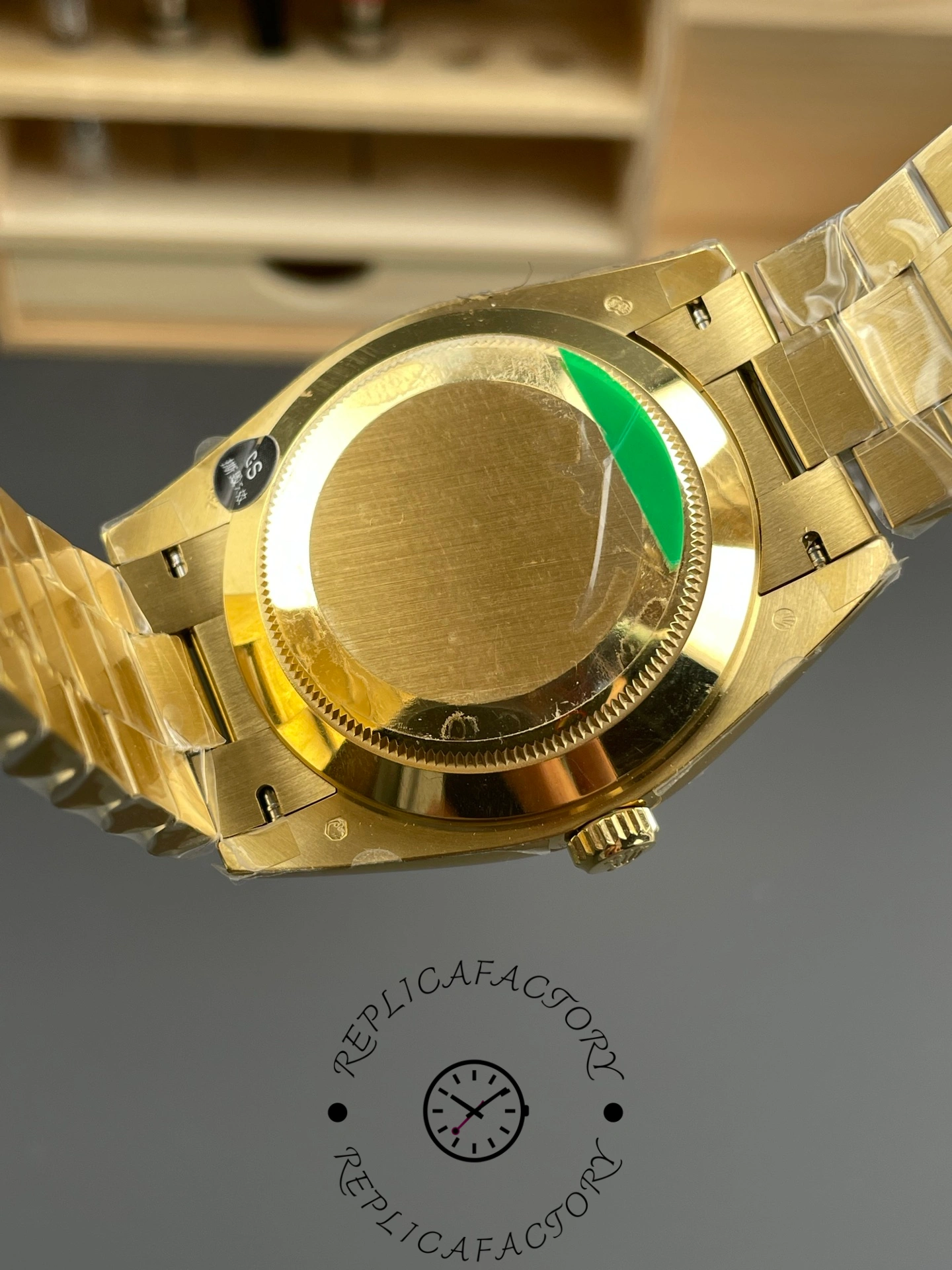 Rolex Day-Date 128238 Fluted Bezel White Roman Dial 36MM Replica Watch