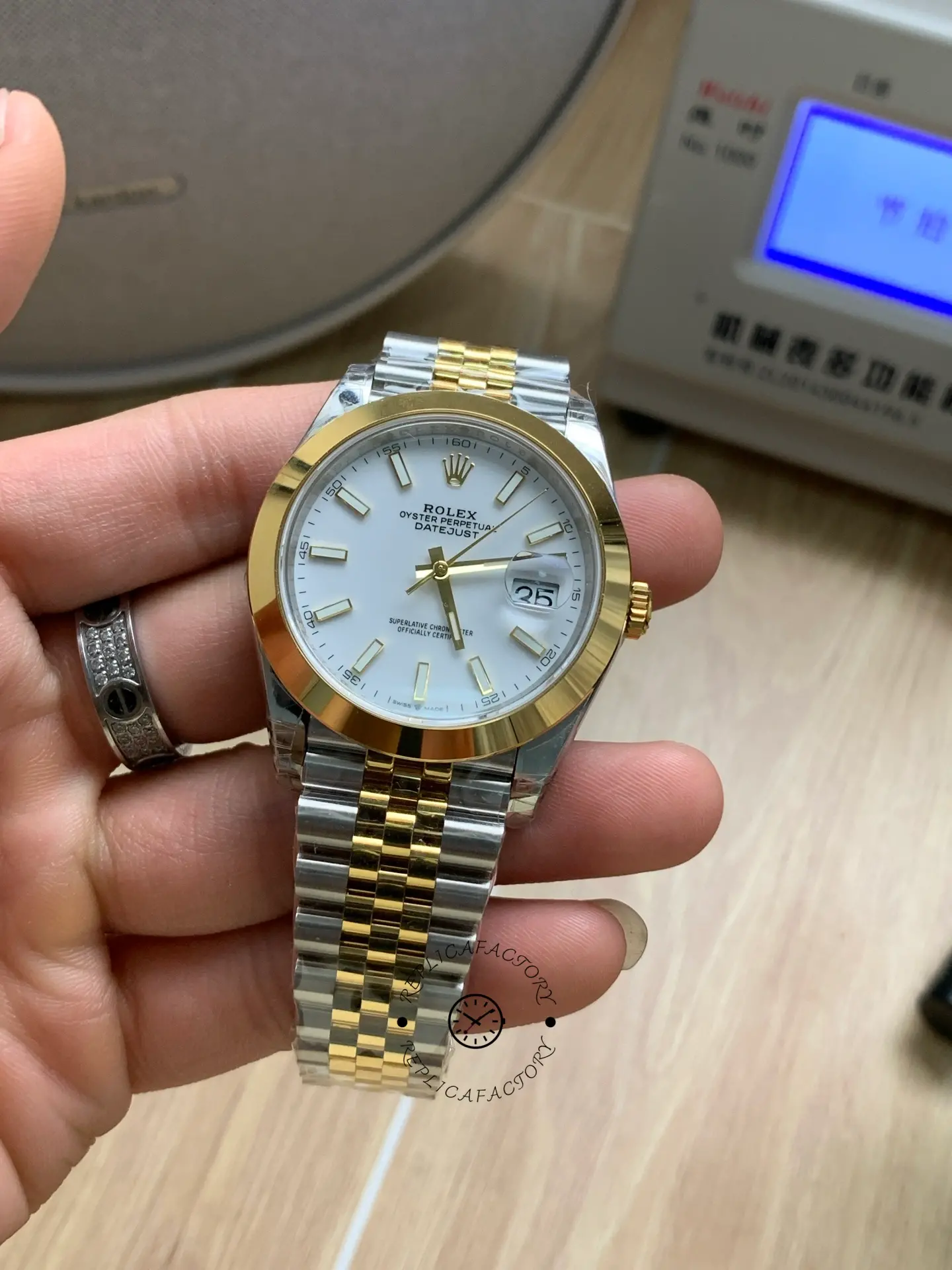 Rolex Datejust 41 Stainless Steel and Yellow Gold M126303 0016 Men's Watch
