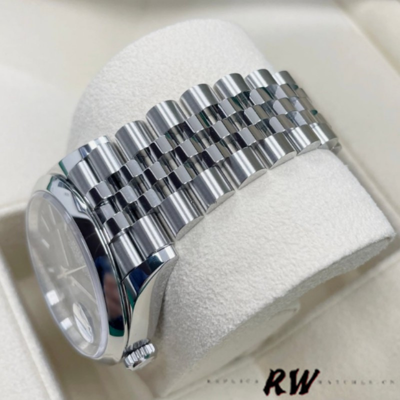 Rolex Datejust 126200 Stainless Steel Automatic Blue Motif Wave Dial 36MM Unisex Replica Watch