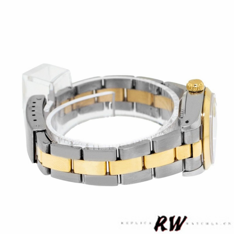 Rolex Datejust 179163 Smooth Bezel Pyramid Ivory Dial 26MM Lady Replica Watch