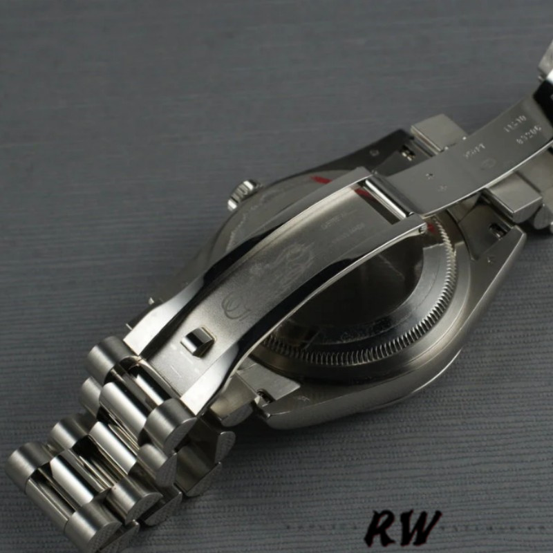 Rolex Day-Date 118296 Platinum Ice Blue Dial Diamond 36mm Unisex Replica Watch