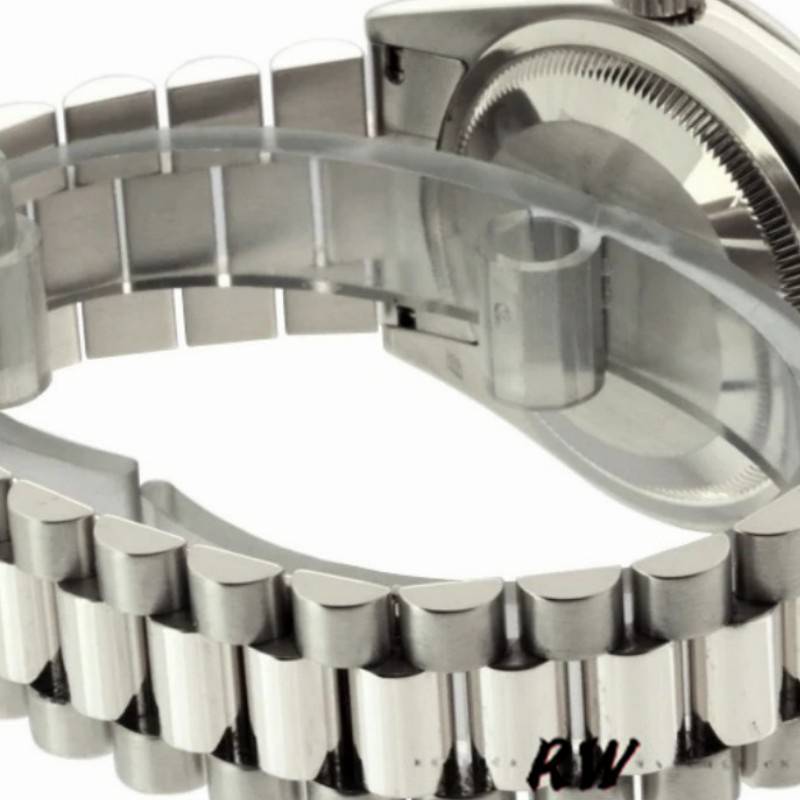 Rolex Day Date 118206 Mother of Pearl Black Dial 36mm Unisex Replica Watch