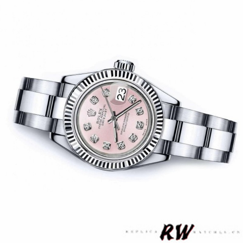 Rolex Datejust 116234 Mother of Pearl Pink Diamond Dial 36mm Lady Replica Watch