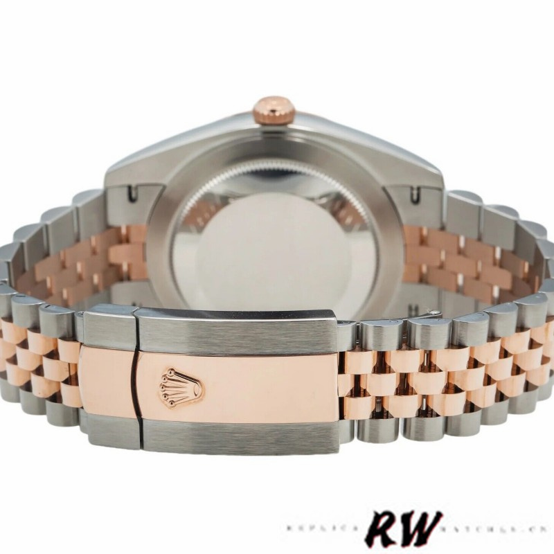 Rolex Datejust 126301 Rose Gold Sundust Diamonds Dial 41MM Mens Replica Watch