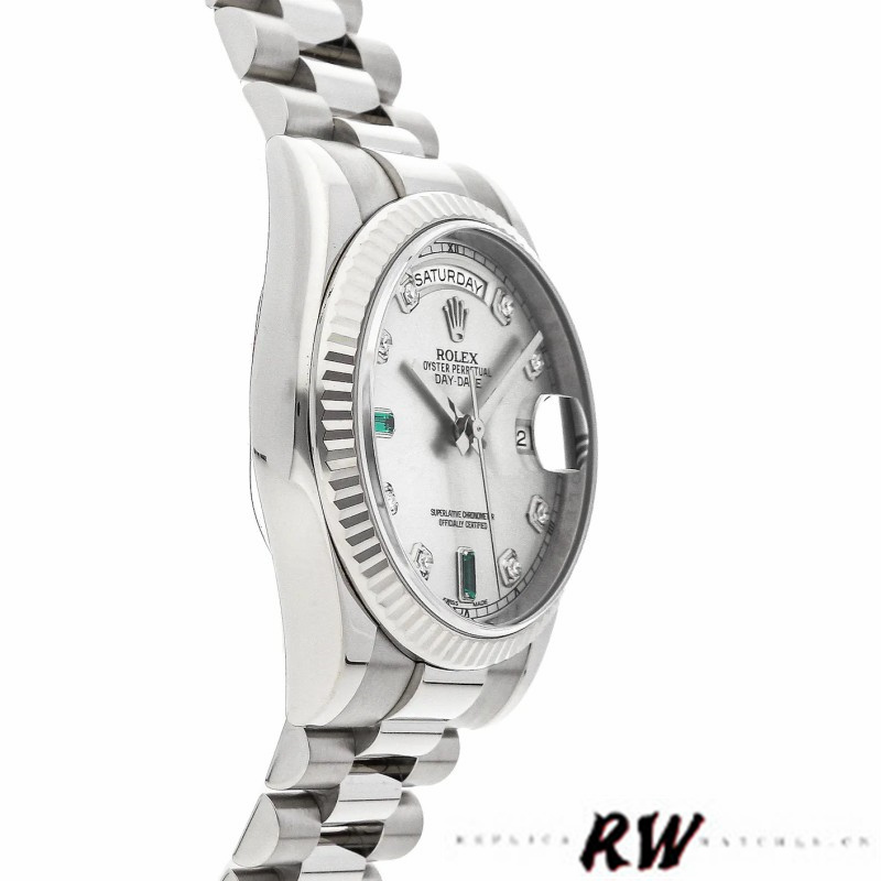 Rolex Day-Date 118239 Rhodium grey Dial 36mm Unisex Replica Watch