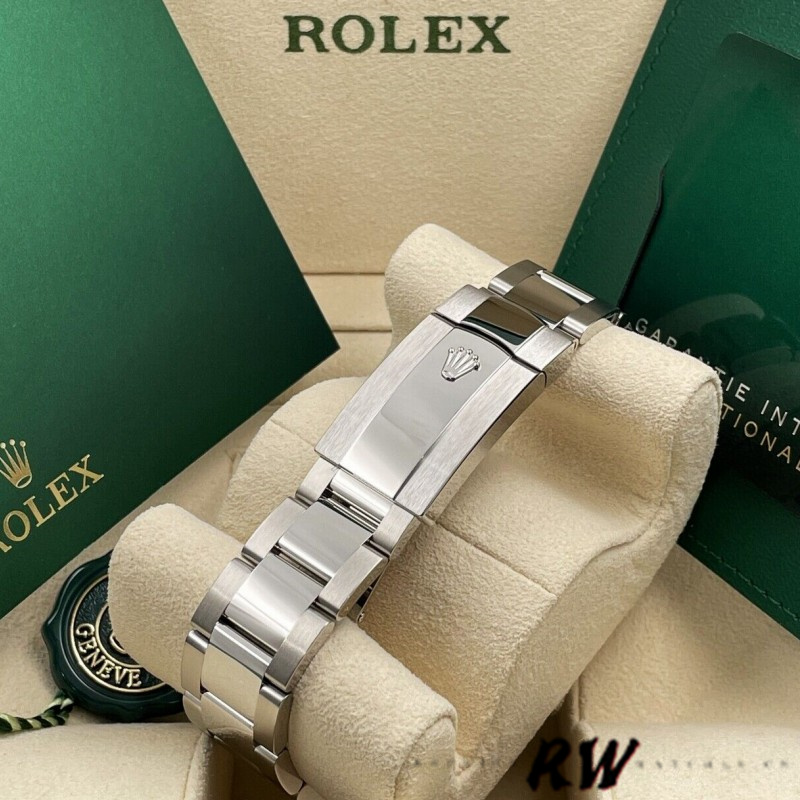 Rolex Datejust 126334 0015 Fluted Bezel Blue Diamond Dial 41MM Mens Replica Watch