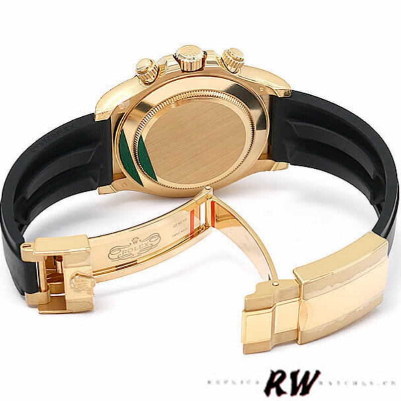 Rolex Daytona 116518LN Black Dial Yellow Gold 40mm Mens Replica Watch