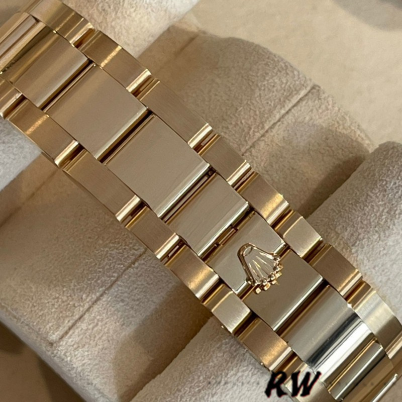 Rolex Day-Date 118388 yellow gold Black Diamond Dial 36mm Unisex Replica Watch