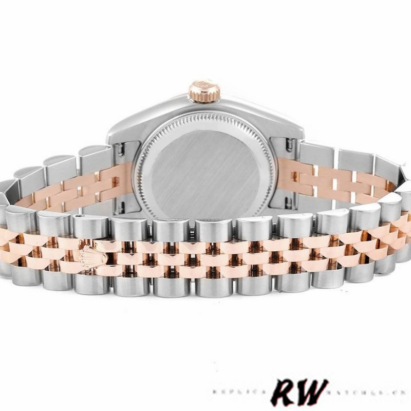 Rolex Datejust 179171 Silver jubilee anniversary Dial Fluted Bezel 26MM Lady Replica Watch