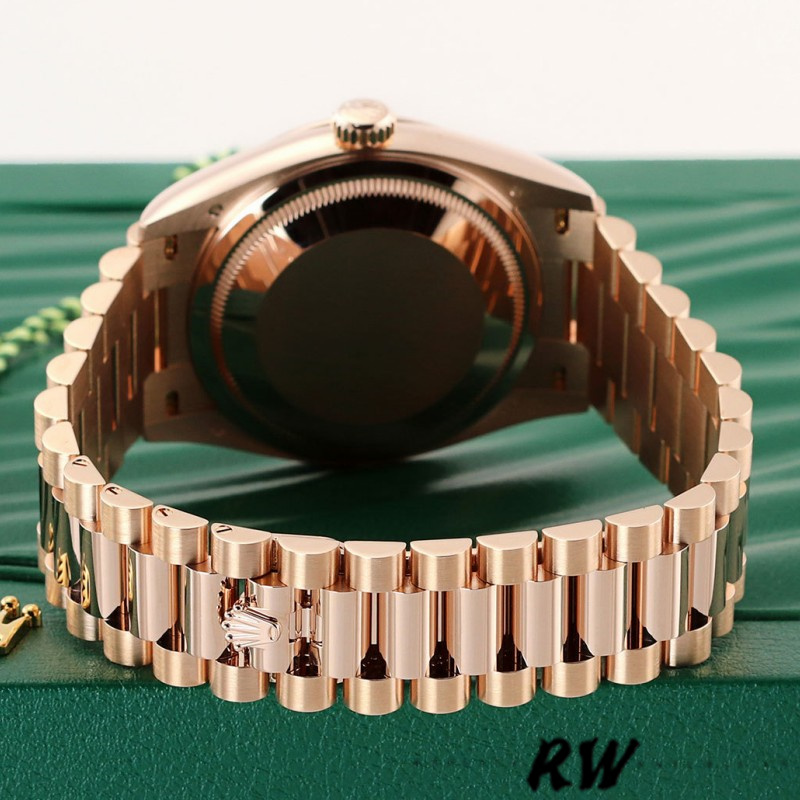 Rolex Day-Date m128235 0009 Everose Gold Pink Rose Dial 36MM Unisex Replica Watch