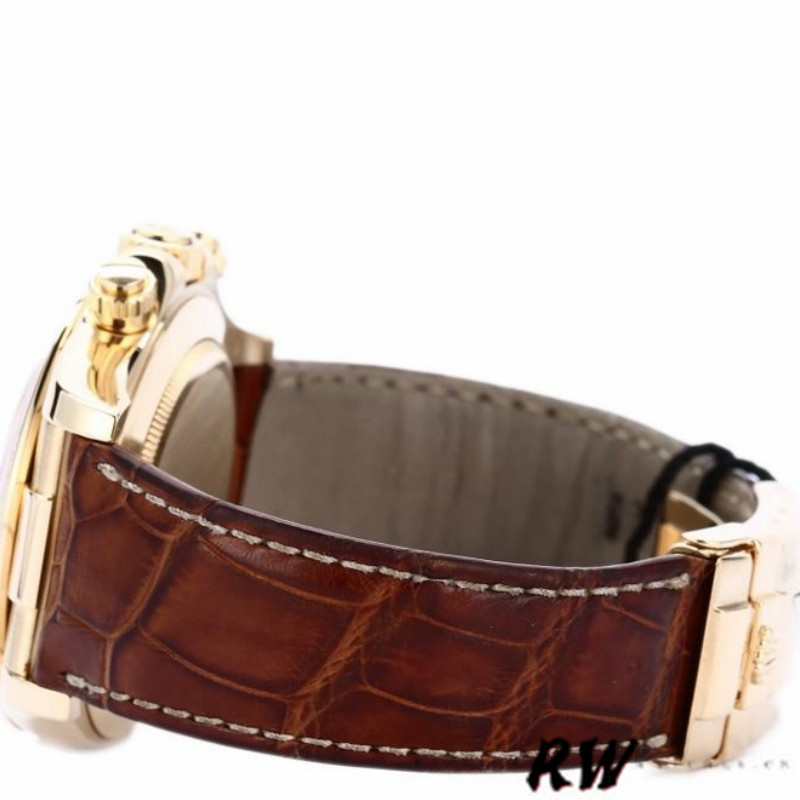 Rolex Daytona 116518 Yellow Gold Automatic White Dial 40mm Mens Replica Watch