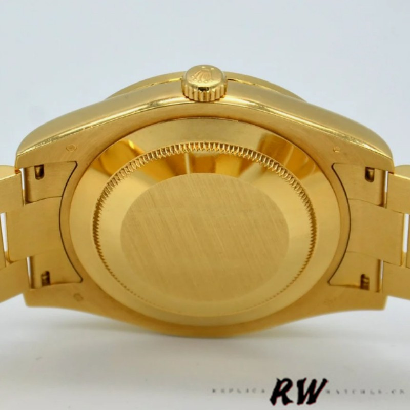 Rolex Day-Date 228348RBR Champagne Roman Dial Diamond Bezel 40mm Mens Replica Watch