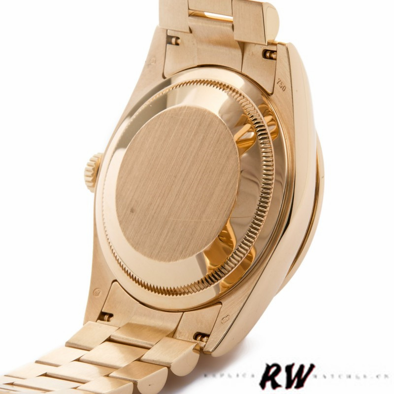 Rolex Day-Date 118348 Silver Diamond Dial 36mm Unisex Replica Watch