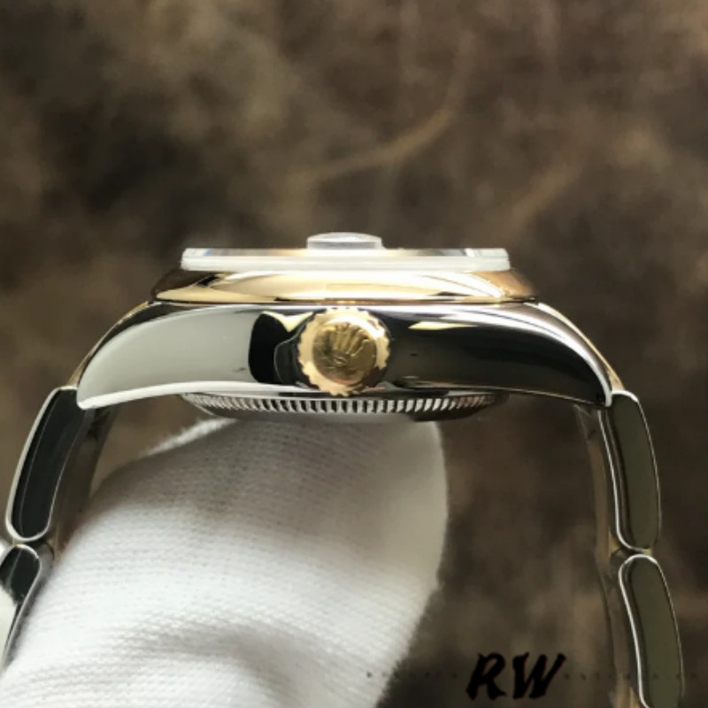 Rolex Datejust 179163 Silver Diamond Dial Domed Dezel 26MM Lady Replica Watch