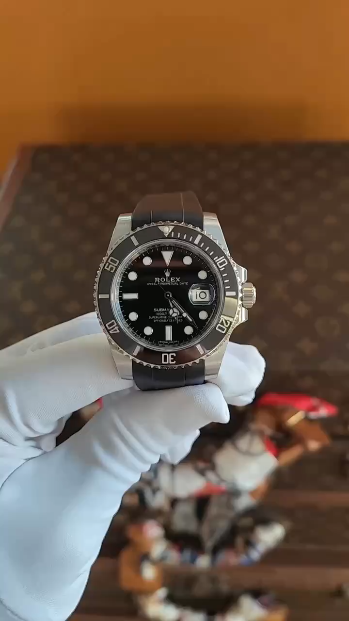 Rolex Submariner 126610LN, video with product scene background.