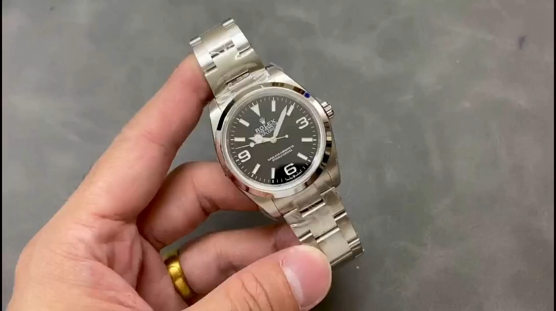 Rolex Oyster Perpetual 177200 Black Arabic Dial Domed Bezel 31mm Lady Replica Watch - Video