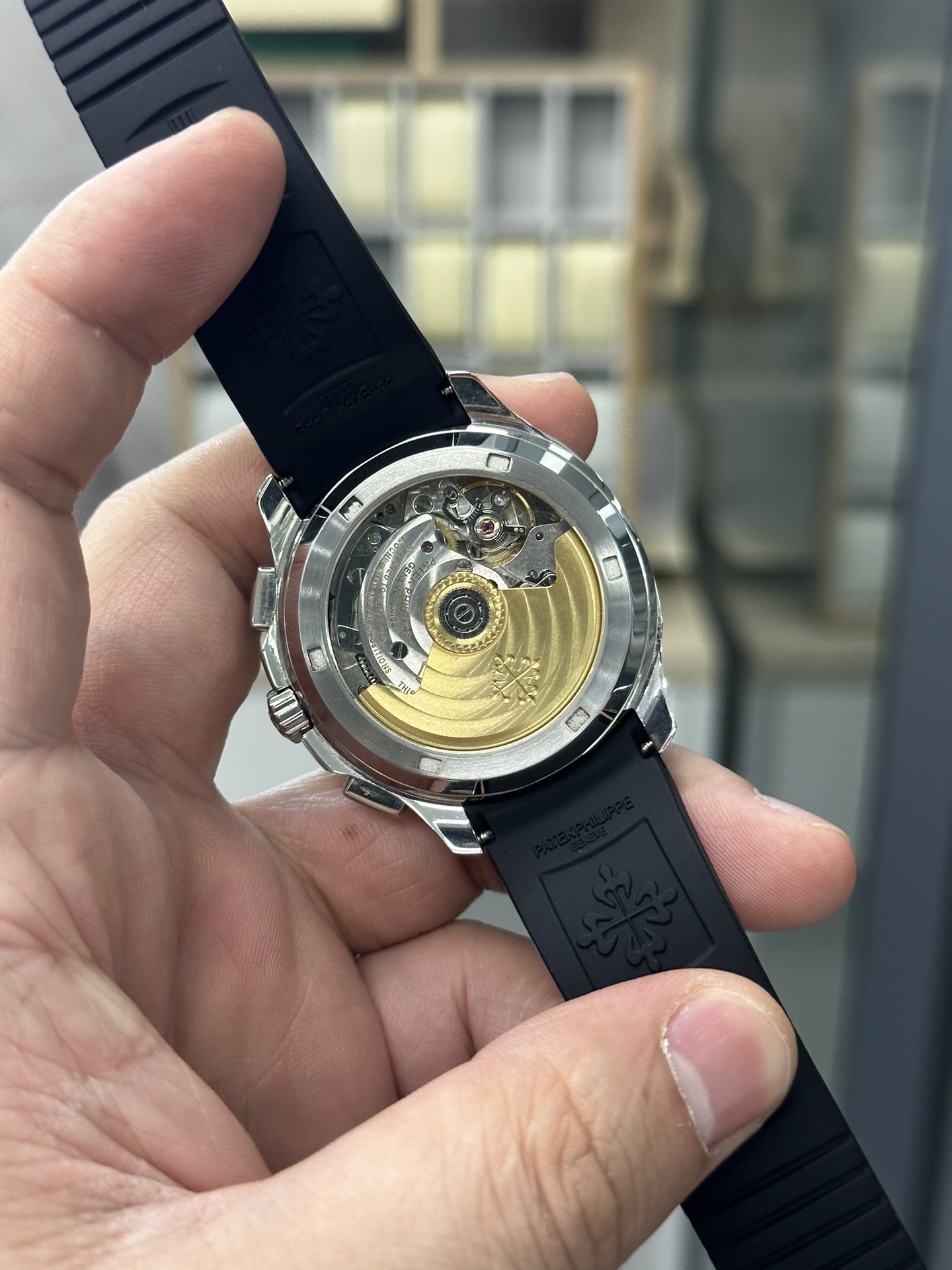 Replica Patek Philippe Aquanaut Black 5968A 001 42mm Mens Watch