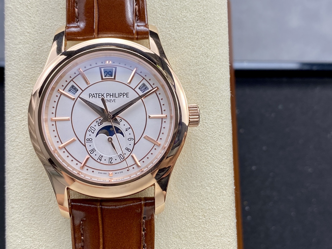Replica Patek Philippe Complications Rose Gold 5205R 013 40mm Mens Watch