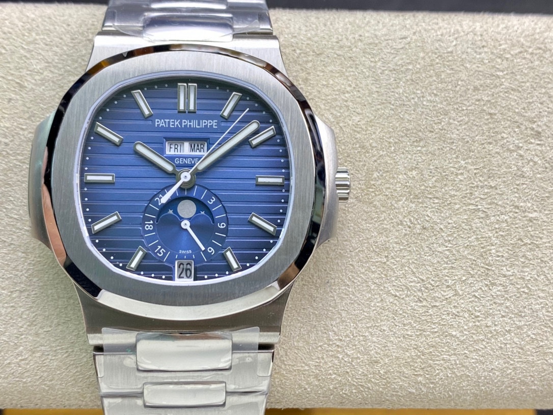 Patek Philippe Nautilus 5726 1A 001 40.5mm Stainless Steel Blue Dial Watch
