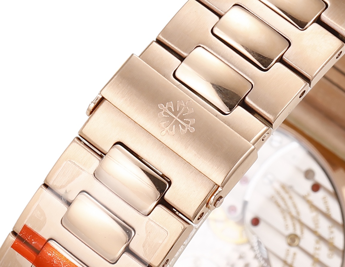 Patek Philippe Nautilus Moon Phase Rose Gold Brown Sunburst 5712 1R 001 40MM