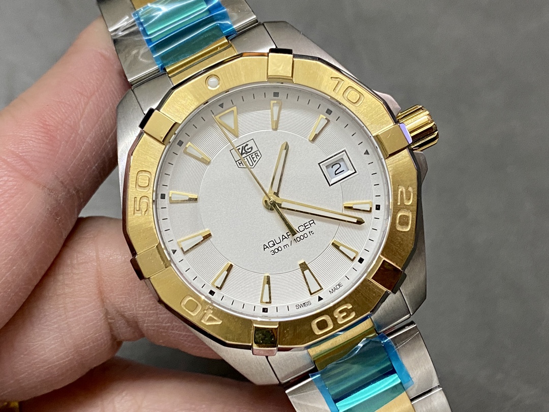 Tag Heuer Aquaracer 18kt Yellow Gold Stainless Steel WAY1151.BD0912 Watch