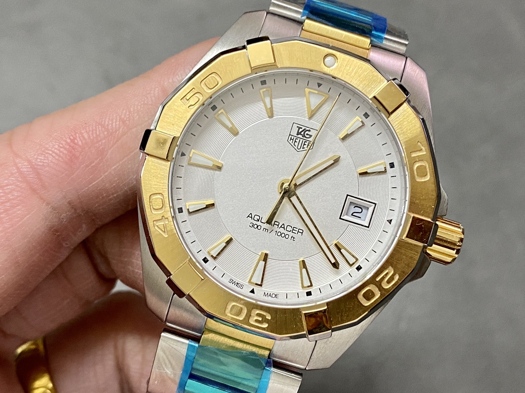 Tag Heuer Aquaracer 18kt Yellow Gold Stainless Steel WAY1151.BD0912 Watch