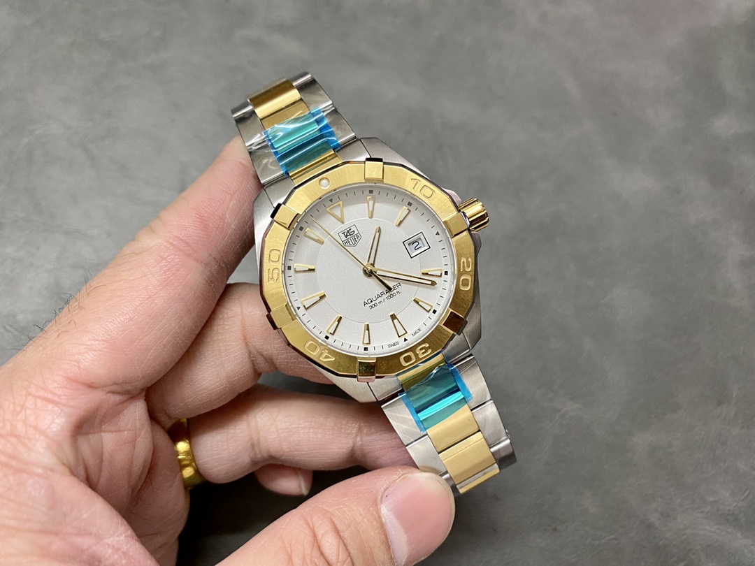 Tag Heuer Aquaracer 18kt Yellow Gold Stainless Steel WAY1151.BD0912 Watch