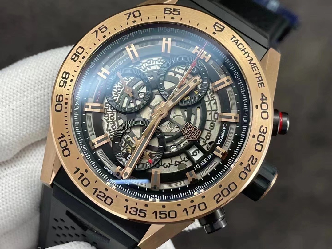 Tag Heuer Carrera Automatic Luxury Watch CAR205B.FT6087 45mm