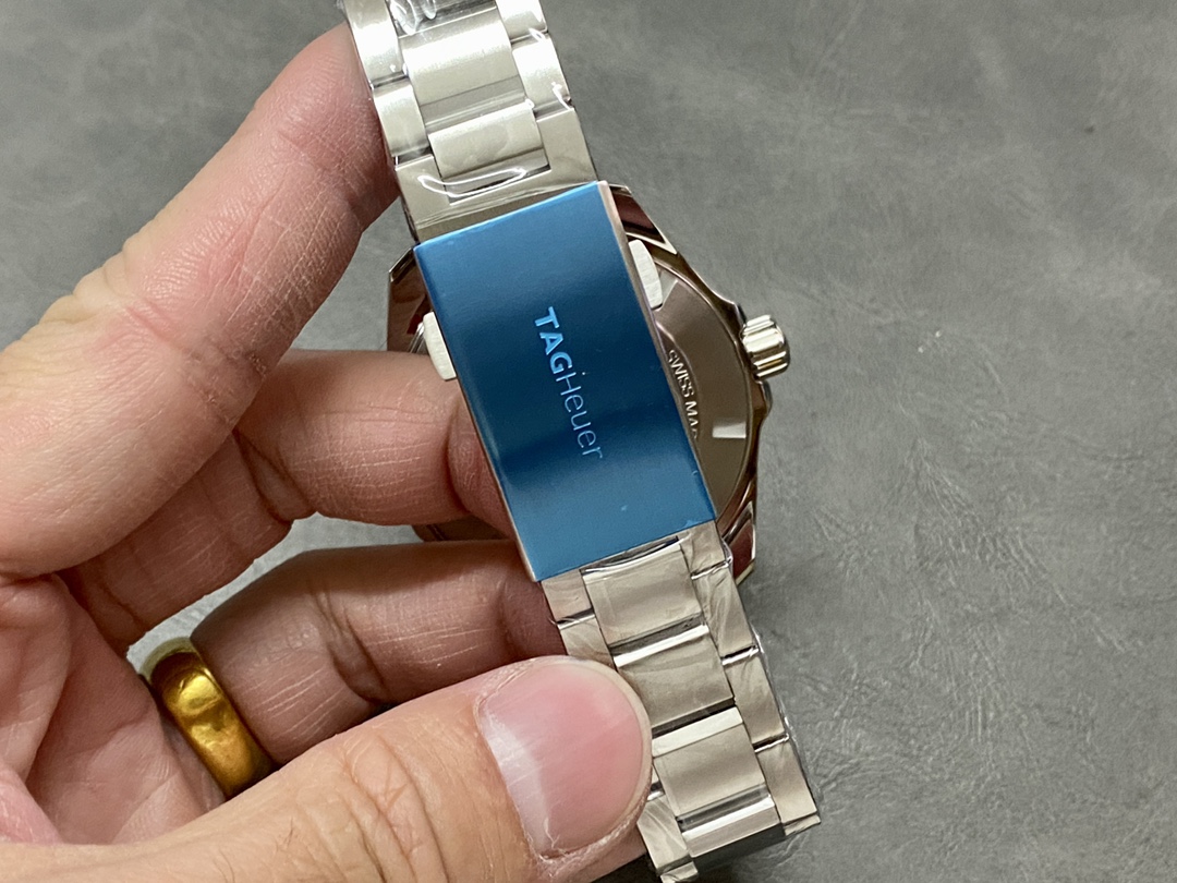 Tag Heuer Aquaracer Automatic GMT Steel WAY201T. BA0927 Blue 43mm