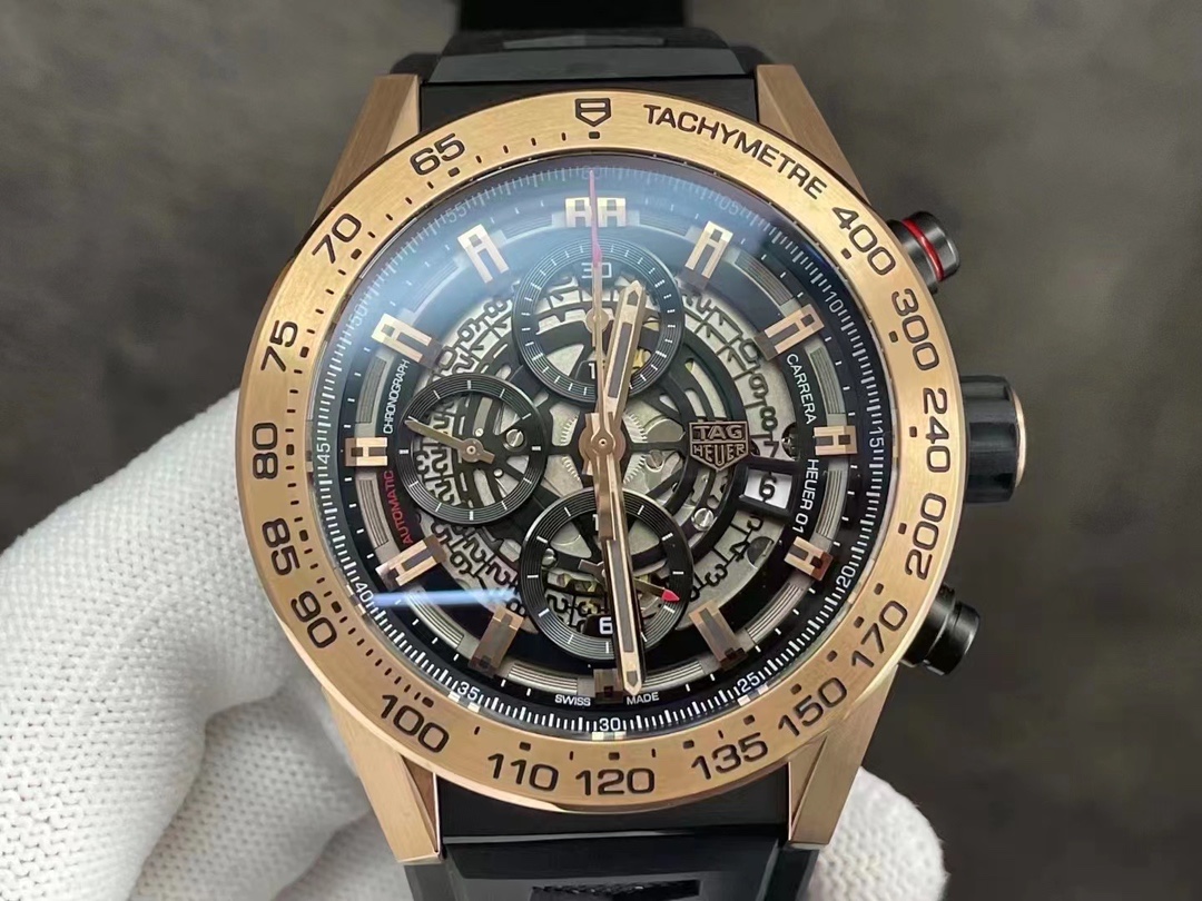 Tag Heuer Carrera Automatic Luxury Watch CAR205B.FT6087 45mm