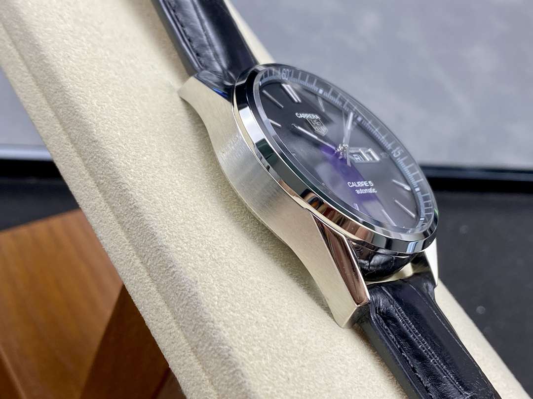 Tag Heuer Carrera Calibre 5 Steel & Leather WAR201A.FC6266