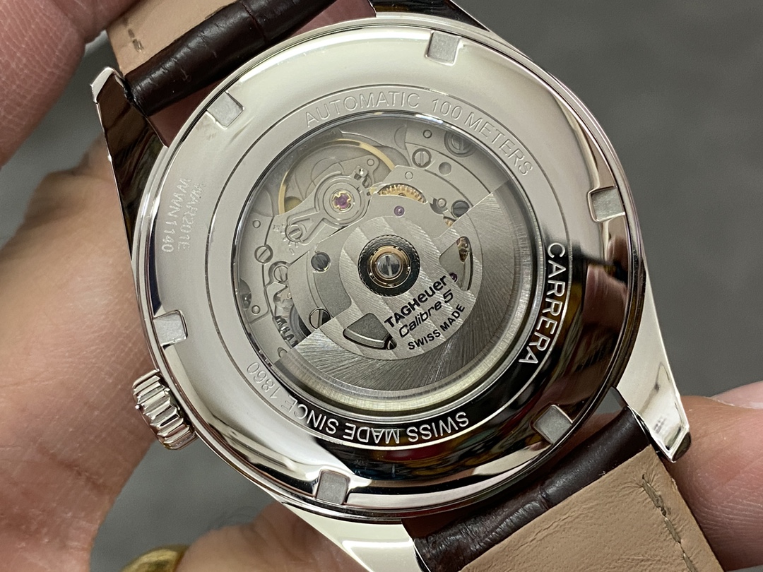 TAG Heuer Carrera Calibre 5 Day Date Blue Dial WAR201E.FC6291