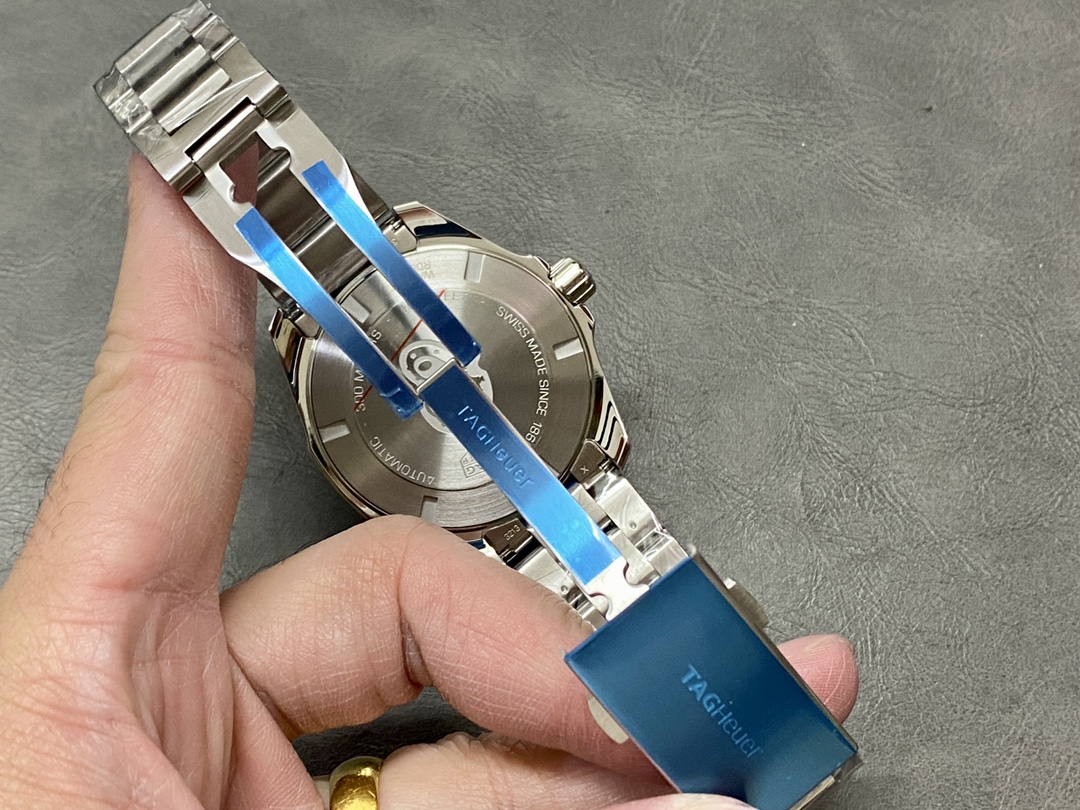 Tag Heuer Aquaracer Automatic GMT Steel WAY201T. BA0927 Blue 43mm