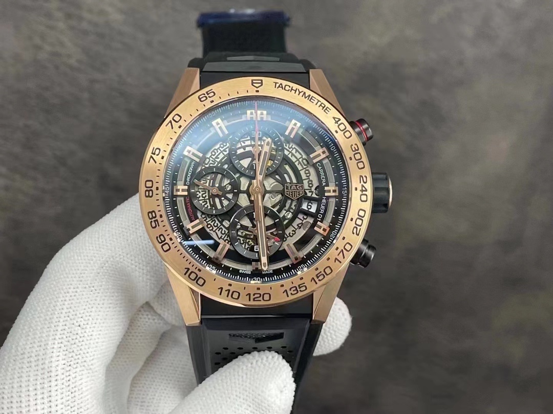 Tag Heuer Carrera Automatic Luxury Watch CAR205B.FT6087 45mm