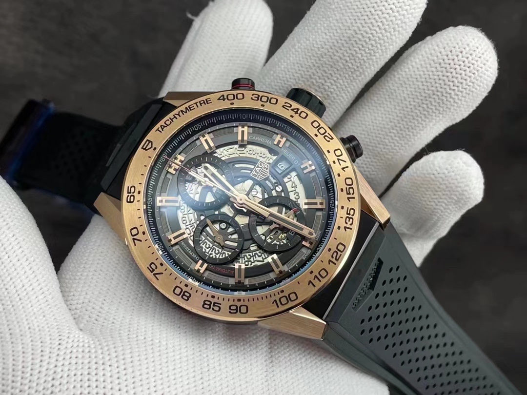 Tag Heuer Carrera Automatic Luxury Watch CAR205B.FT6087 45mm