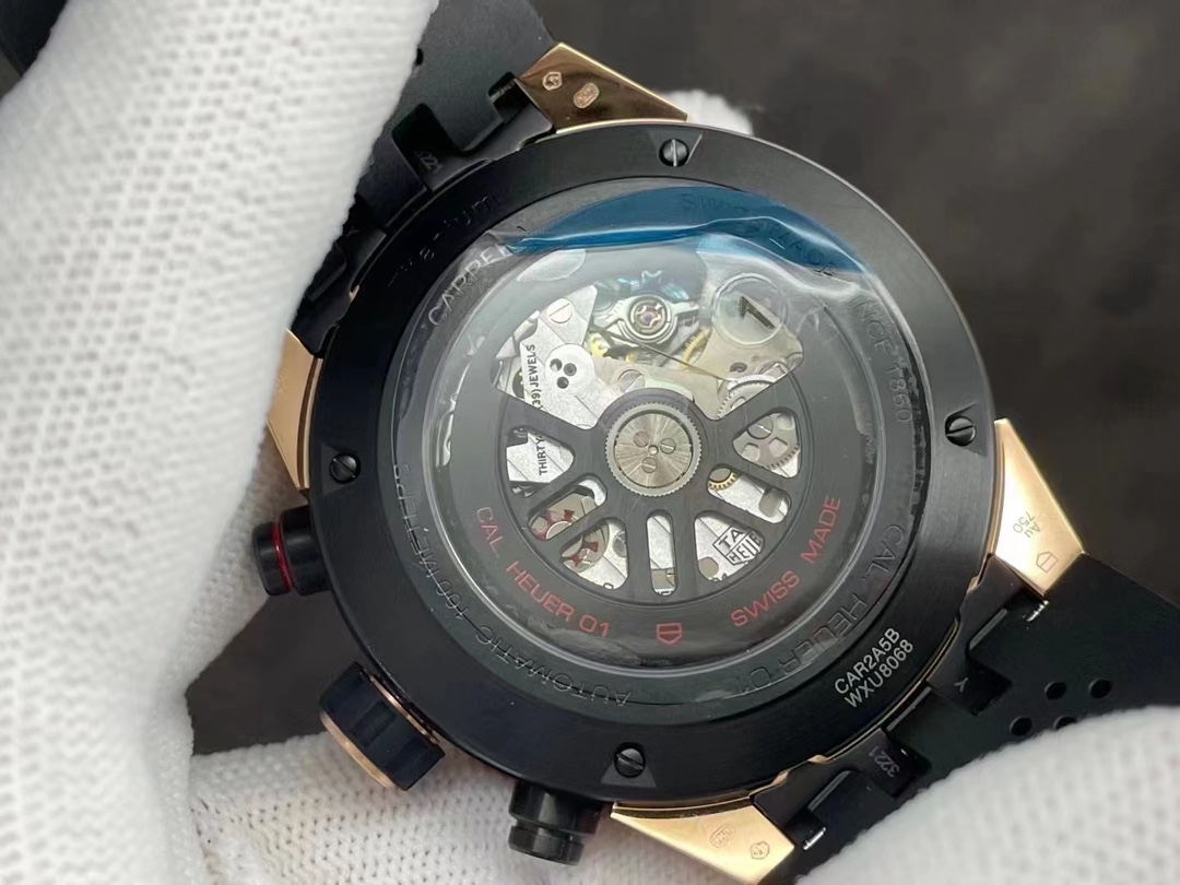 Tag Heuer Carrera Automatic Luxury Watch CAR205B.FT6087 45mm