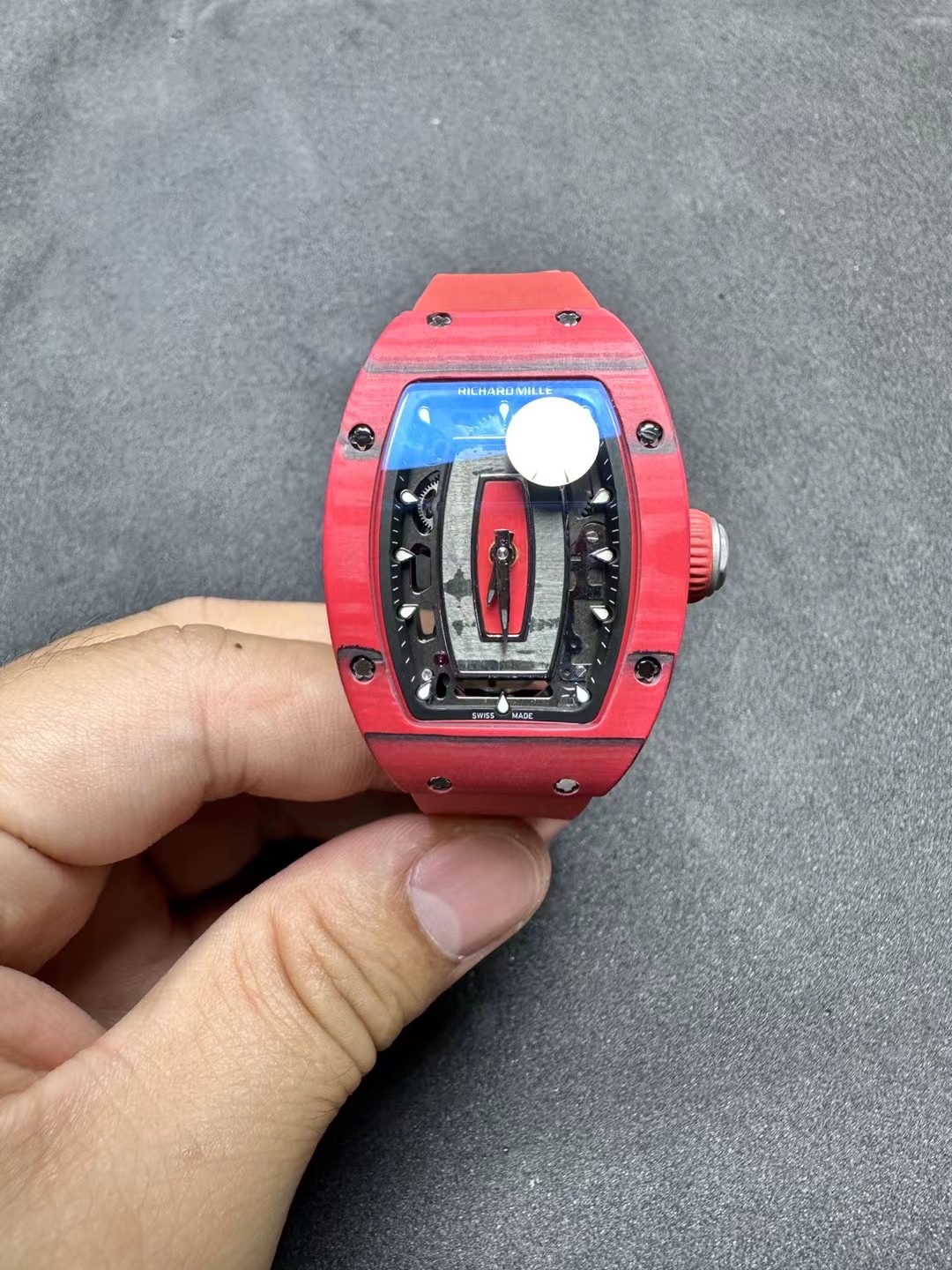 Richard Mille RM07-01 Automatic Racing Red Carbon Limited Edition 46mm Ladies Watch