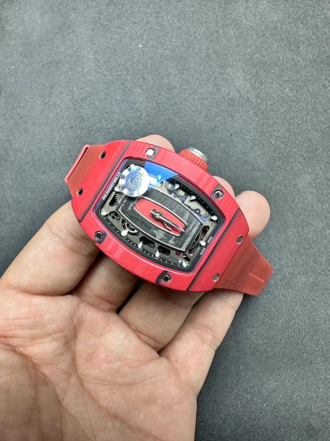 Richard Mille RM07-01 Automatic Racing Red Carbon Limited Edition 46mm Ladies Watch