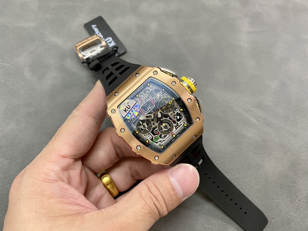 Richard Mille RM11-03 Carbon Automatic Flyback Chronograph Rose Gold