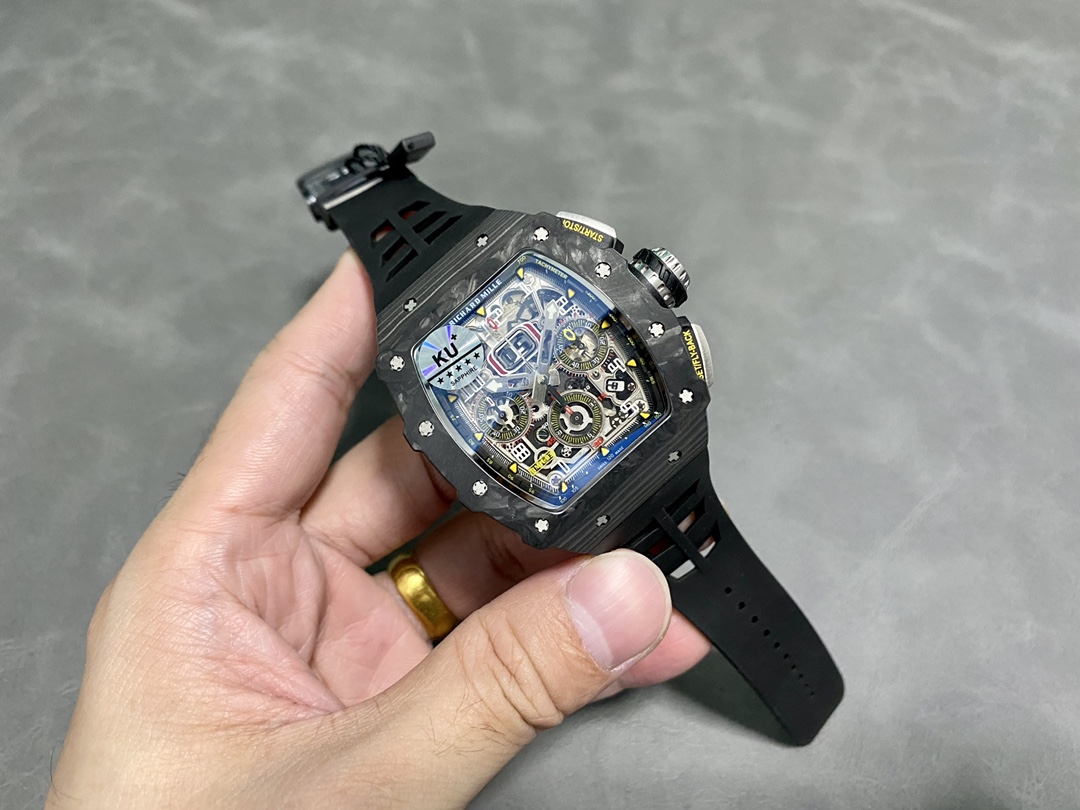 Richard Mille RM11-03 Carbon Automatic Flyback Chronograph Black