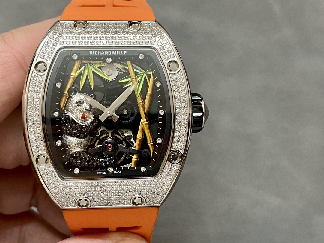 Richard Mille RM 026 01 Panda A Luxurious Bamboo Wonderland Diamond And Gold
