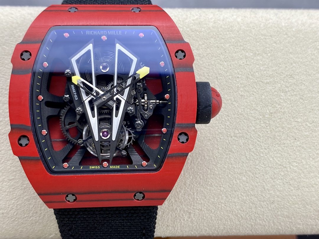 Richard Mille RM27-03 Tourbillon Rafael Nadal Red TPT Quartz Edition Red Carb